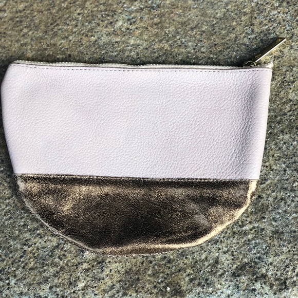 Sseko Leather Moon Clutch Rose Bronze - Picture 1 of 2